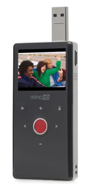 Flip MinoHD 2nd Gen Camcorder - Chrome (M2120MUK)
