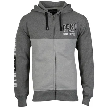 Ecko Men's Full Zip Hudson Hoody - Charcoal/Grey
