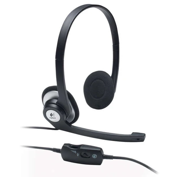 Logitech ClearChat Stereo Headset and Mic (981-000025) Image 1