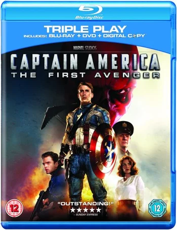 Captain America: The First Avenger - Triple Play (Blu-Ray, DVD and Digital Copy)