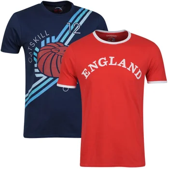 Catskill Men's 2-Pack Euston T-Shirts - Navy/Red