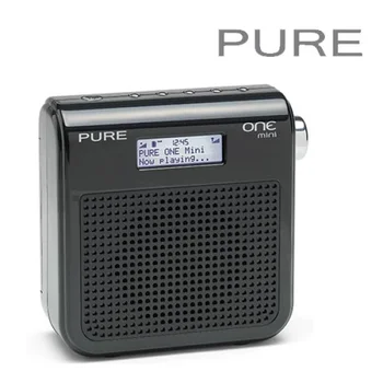 Pure Outlet One Mini DAB Black Digital Portable Radio - Manufacturer refurbished
