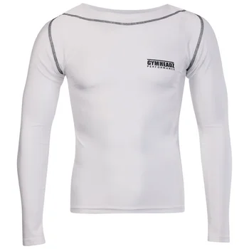 Gymheadz Men's Performance Skin Range Long Sleeve T-Shirt White