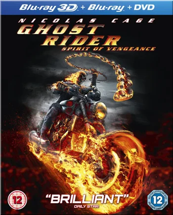 Ghost Rider 2: Spirit of Vengeance (Blu-Ray 3D, Blu-Ray and DVD)