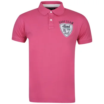 Soul Star Men's Newbay Polo Shirt - Fuschia