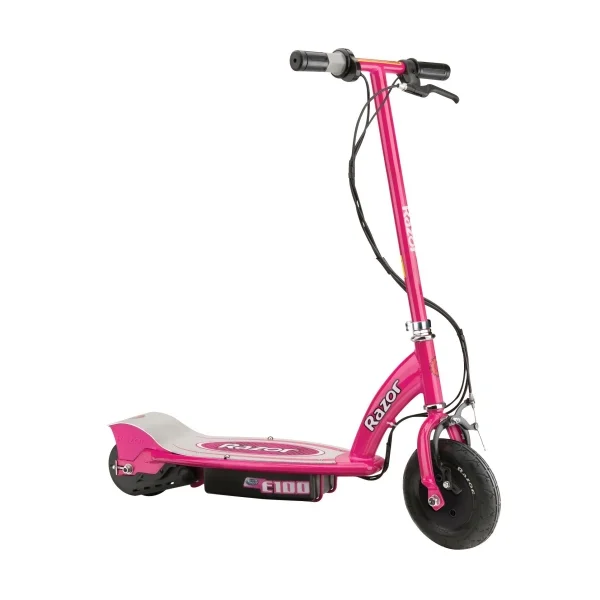 Razor E100 Electric Scooter - Pink Image 1