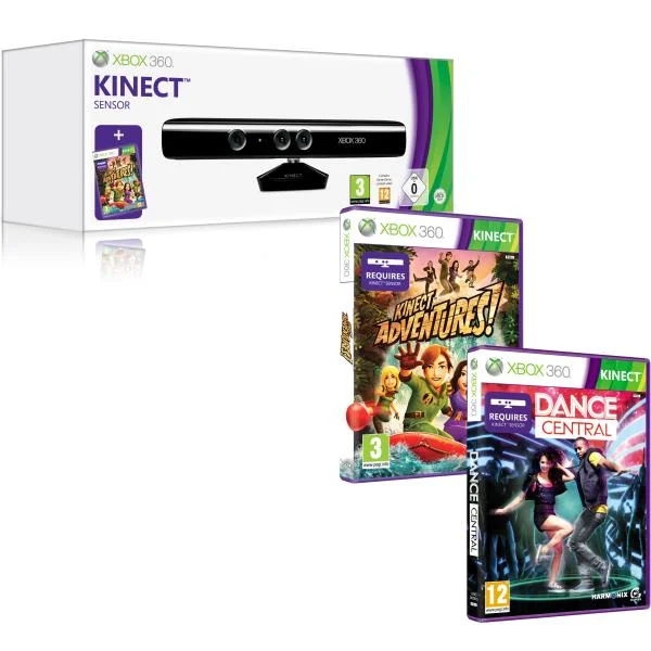 Kinect Bundle (Includes Dance Central & Kinect: Adventures!) Image 1