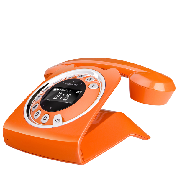 Sagemcom Sixty Digital Cordless Phone - Orange Image 1