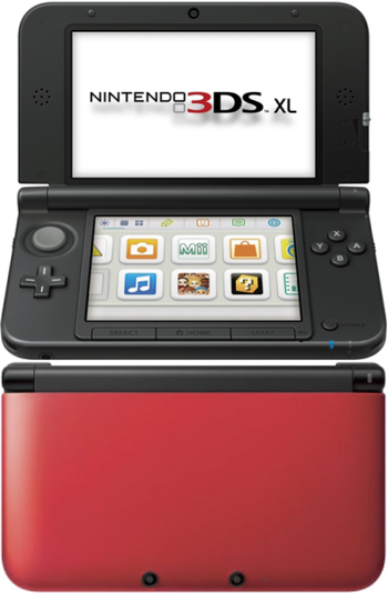 Nintendo 3DS XL Console (Red and Black)