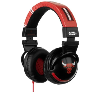 Chicago Bulls Skullcandy: Hesh Over-Ear Headphone with In-Line Microphone and Control Switch (Derrick Rose)