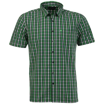 Boxfresh Men's Caelinus Short Sleeved Shirt - Green