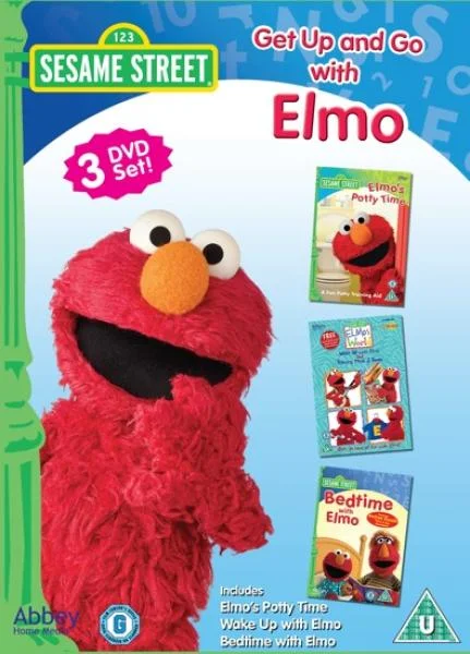 Get Up and Go with Elmo: Triple Pack (Elmo's Potty Time / Elmo's World / Bedtime with Elmo) Image 1