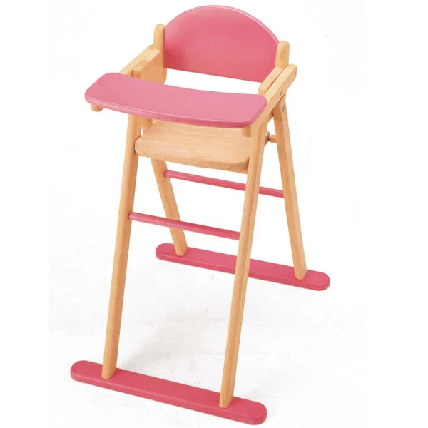 Pintoy Wooden Dolls High Chair Image 1