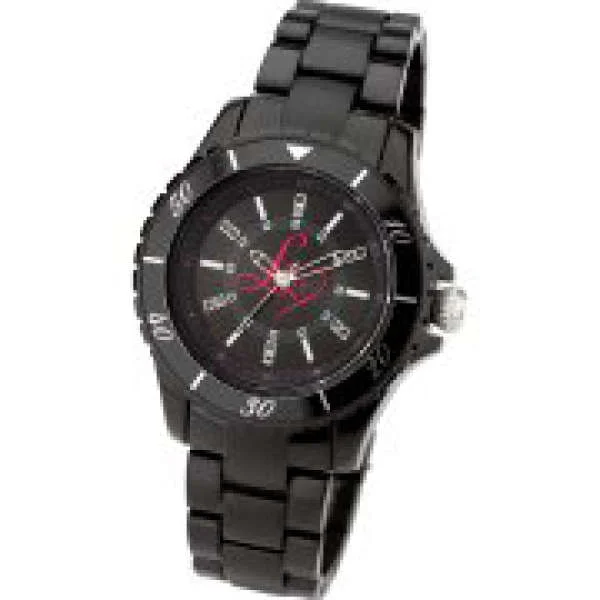 Lipsy Plastic Bracelet Watch with Black Dial - Black Image 1