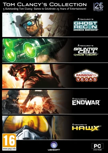 Tom Clancy Collection (5 game pack, incl “Ghost Recon Advanced Warfighter)