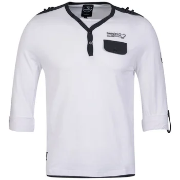 Benzini Men's Lendal Long Sleeve T-Shirt White