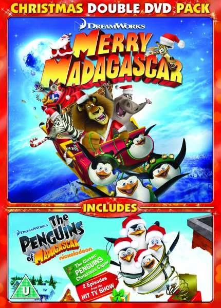Merry Madagascar and Penguins of Madagascar - Christmas Double Pack Image 1