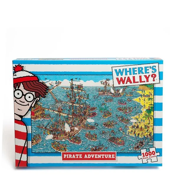 Where's Wally - Being a Pirate Jigsaw Puzzle (1000 Pieces) Image 1