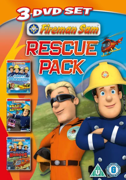 Fireman Sam: Rescue Pack (Ready for Action / Choppy Waters / Helicopter Heroes) Image 1