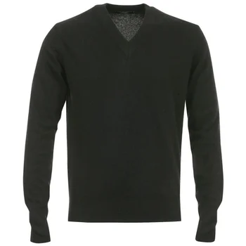 Romeo Gigli Men's V-Neck Knit - Black