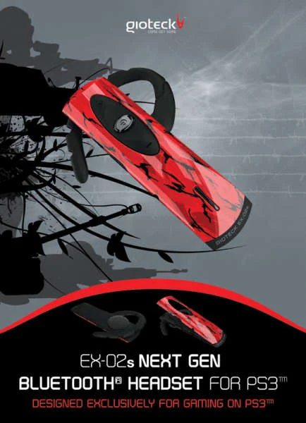 Gioteck EX-02 Bluetooth Headset Image 1