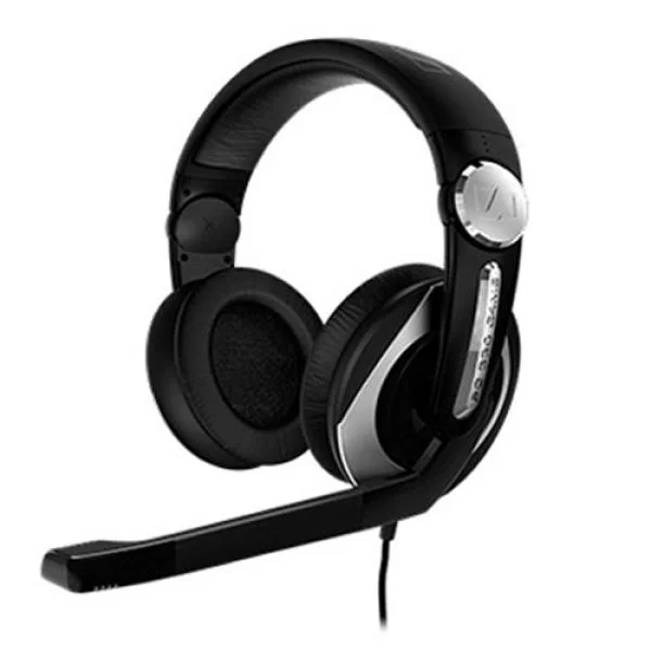 Sennheiser PC 330 Closed Over-Ear Gaming Headset with Noise Cancelling Mic - Black Image 1