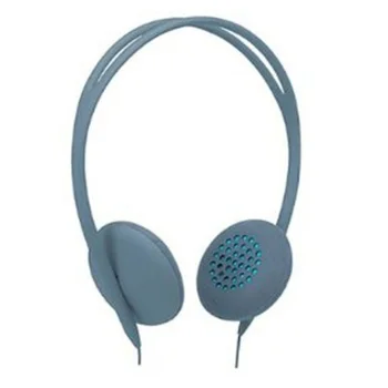 Pivot: On-Ear Lite Headphones - Dove/ Blue