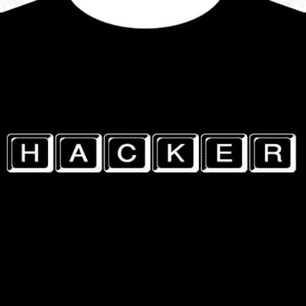 Geek T-Shirt HACKER Image 1