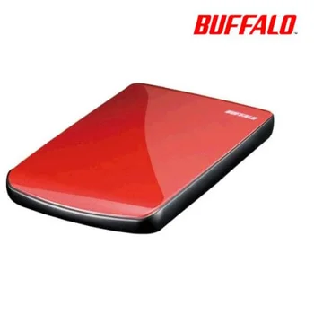 Buffalo Ministation Lite 500GB Portable USB 2.0 Hard Drive - Red