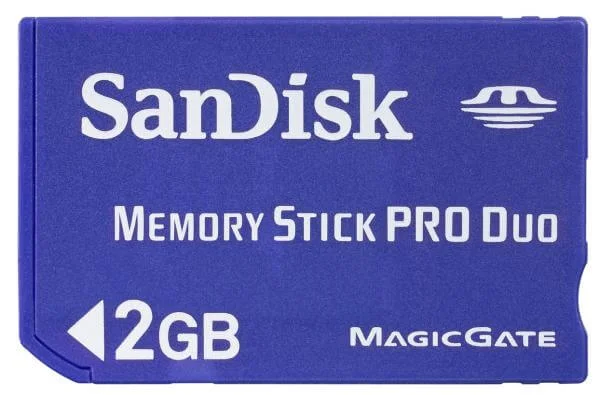 SanDisk Memory Stick PRO Duo 2GB Image 1