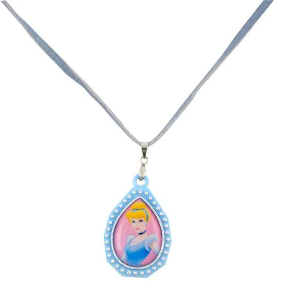 Disney Princess Cinderella Light Up Tear Drop Necklace Image 1
