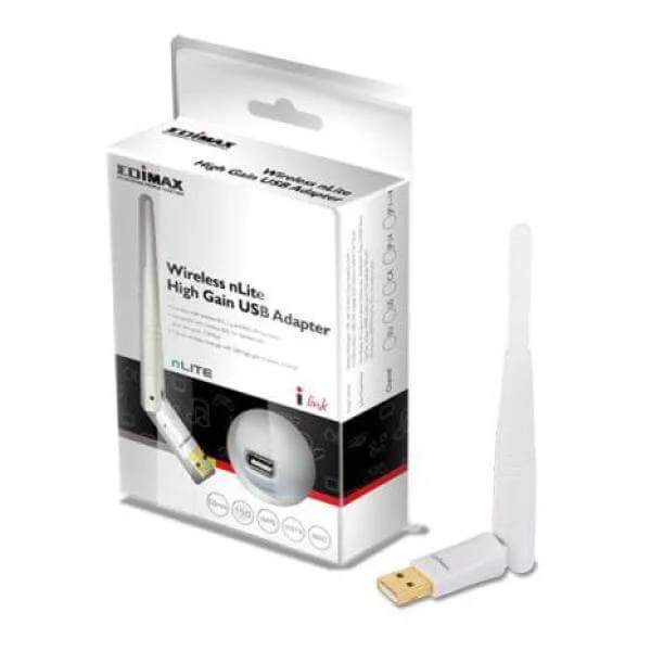 Edimax Wireless Hi-Gain 11n nLite USB Adapter Image 1