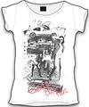 Ladies - Retro Pop T-Shirt - White