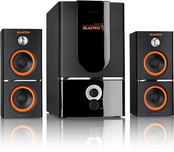 Speedlink Gravity Blaster 2.1 Subwoofer Speaker System Image 1