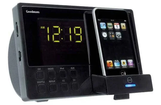 Goodmans GCR1875IP Clock Radio with iPod dock