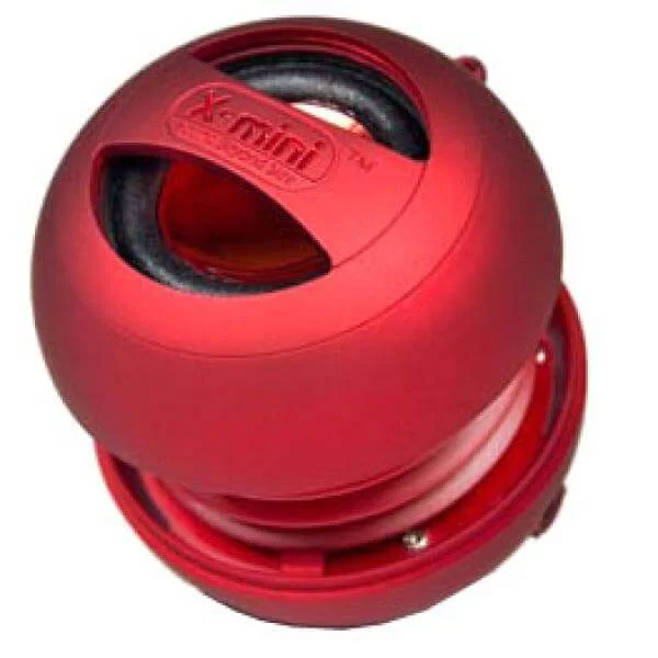 X-Mi X-Mini II Capsule Speaker for iPod and MP3 - Red Image 1