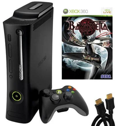 Xbox 360 Elite Console: Bundle (including Bayonetta & HDMI Cable) Image 1