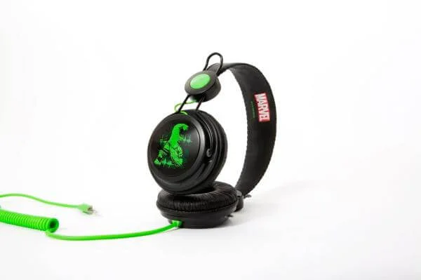 Coloud Marvel Headphones - Hulk Black Image 1