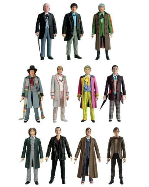Dr Who 11 Doctors Action Figure Collector Set Image 1