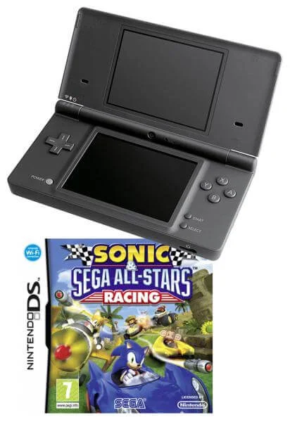 Nintendo DSI Black: Bundle (Including Sonic & Sega All-Stars Racing) Image 1