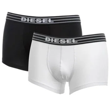 Diesel 2 Pack Boxer Trunk - Black/White