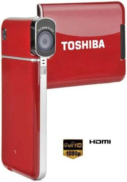 Toshiba Camileo S20 Camcorder - Red Image 1