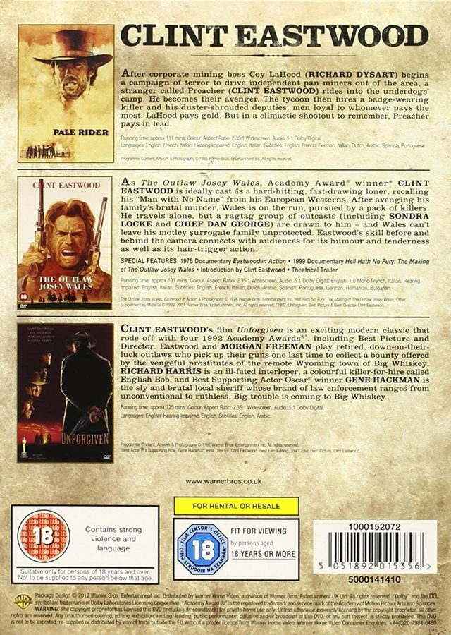 Clint Eastwood Western's