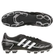 adidas Puntero V TRX Firm Ground Football Boot-Black/White/Silver - 7 - Black Image 1
