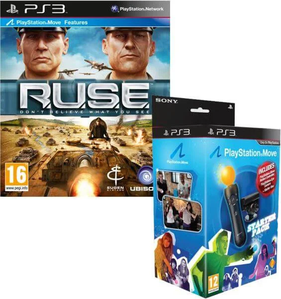 R.U.S.E (Playstation Move) & Playstation Move: Starter Pack (Includes Move Controller, Eye Camera) Image 1