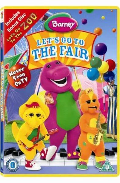 Barney - Let's Go to the Fair / Let's Go to the Zoo Image 1