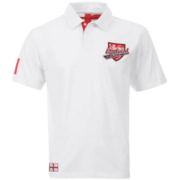 England Cricket Men's Supporter Polo - White - XS - White Image 1