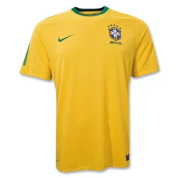 Brazil Home Shirt 2010/11 Short Sleeve - Youths