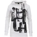 Bench Women's Tribeca Print Hoody - White - M - White Image 1