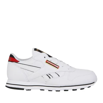 Reebok Classic Women's Leather Jacquard Trainer - White/Black